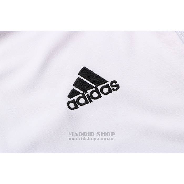 Chandal de Chaqueta del Real Madrid Nino 2022-2023 Blanco y Purpura